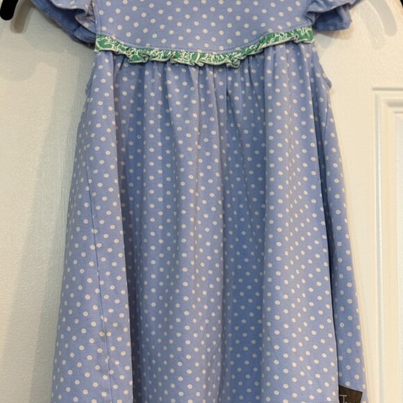 Matilda Jane girl's Dress size 4 polka dot pearl style twirl dress - Picture 2 of 8